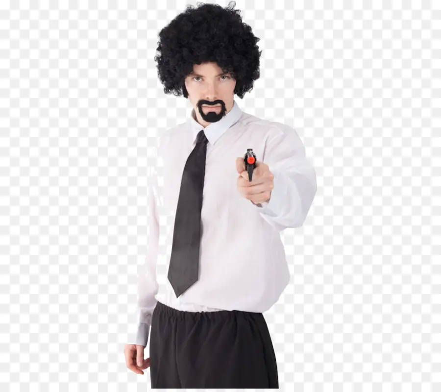 Homem Com Afro，Peruca PNG