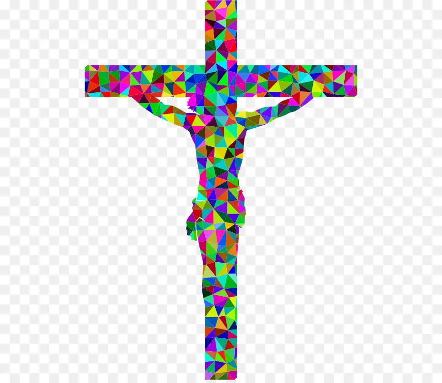 Crucifixo Colorido，Cruzar PNG