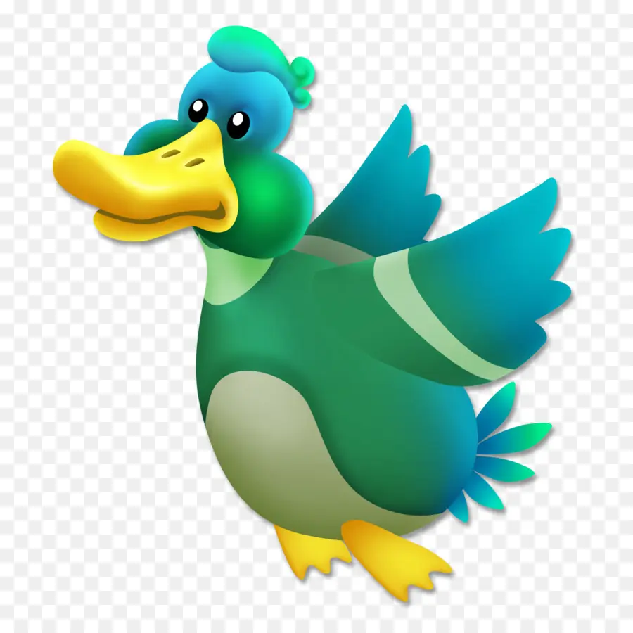 Pato De Desenho Animado，Pássaro PNG