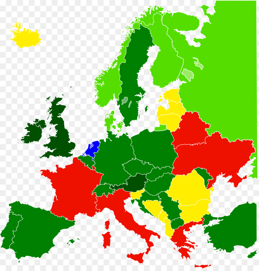 Mapa Da Europa，Países PNG