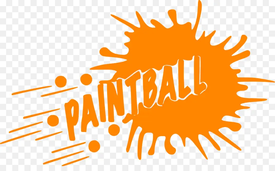 Respingo De Paintball Laranja，Pintar PNG