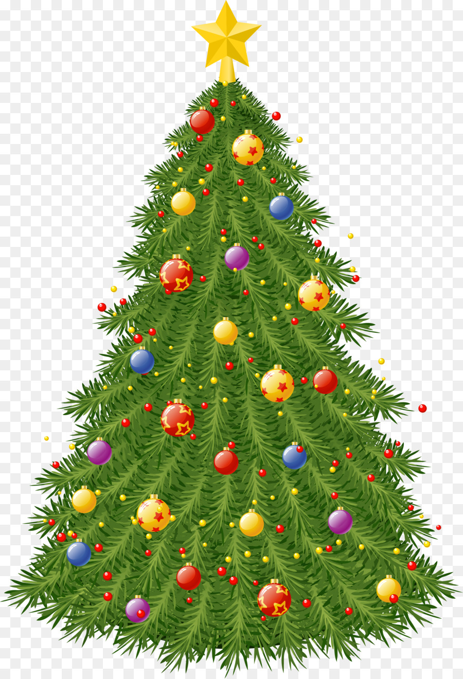 Árvore De Natal，Decorações PNG