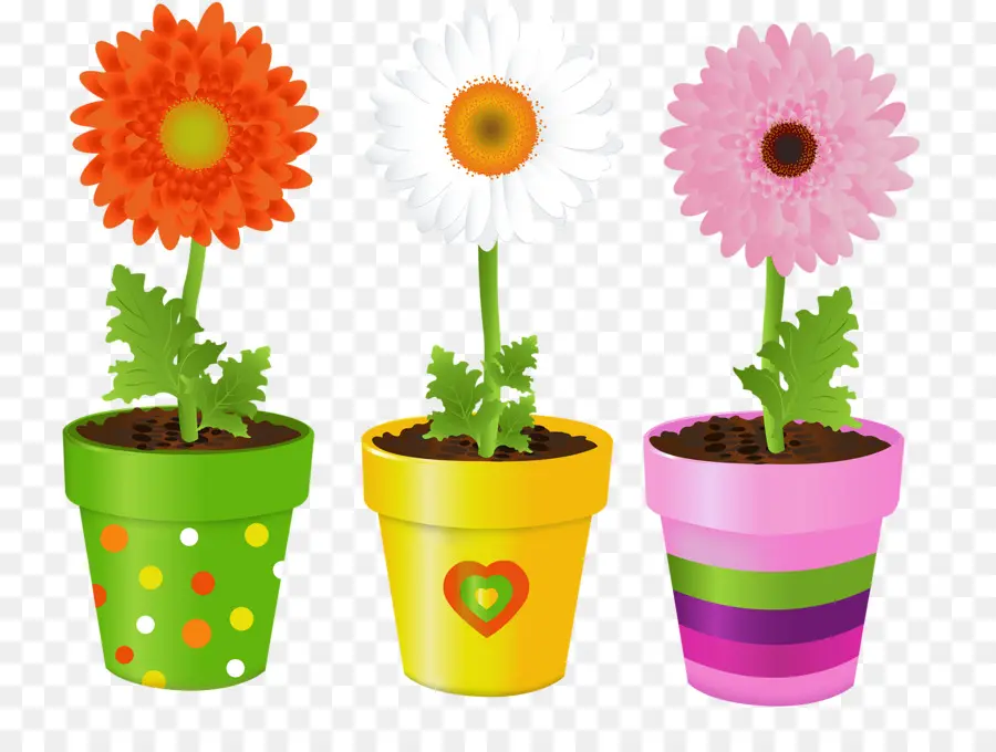 Flowerpot，Flor PNG