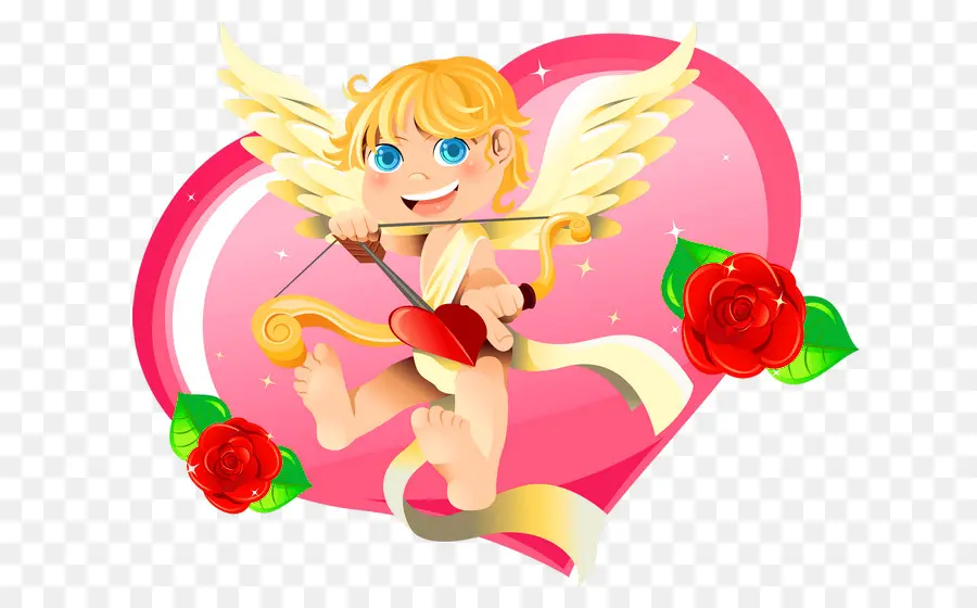 Cupido，Coração PNG