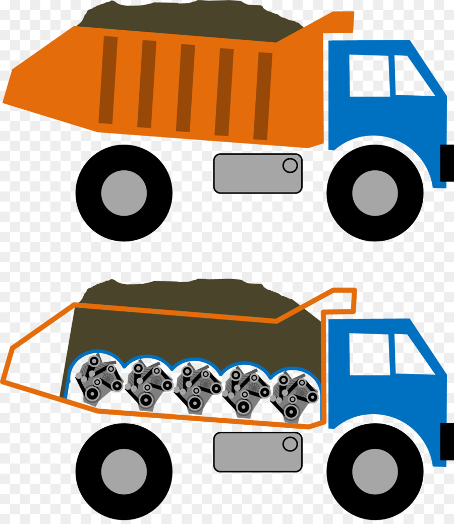 Caminhão De Dump，Motor PNG