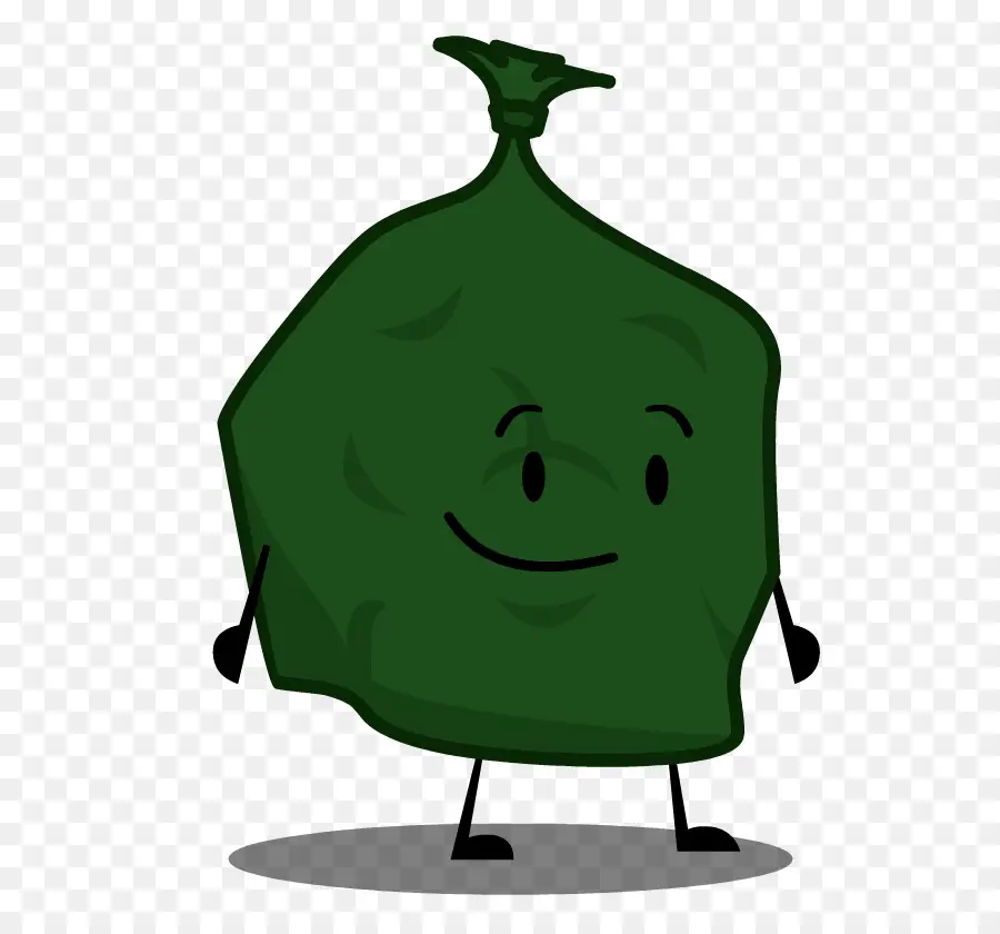 Saco De Lixo Verde，Desenho Animado PNG