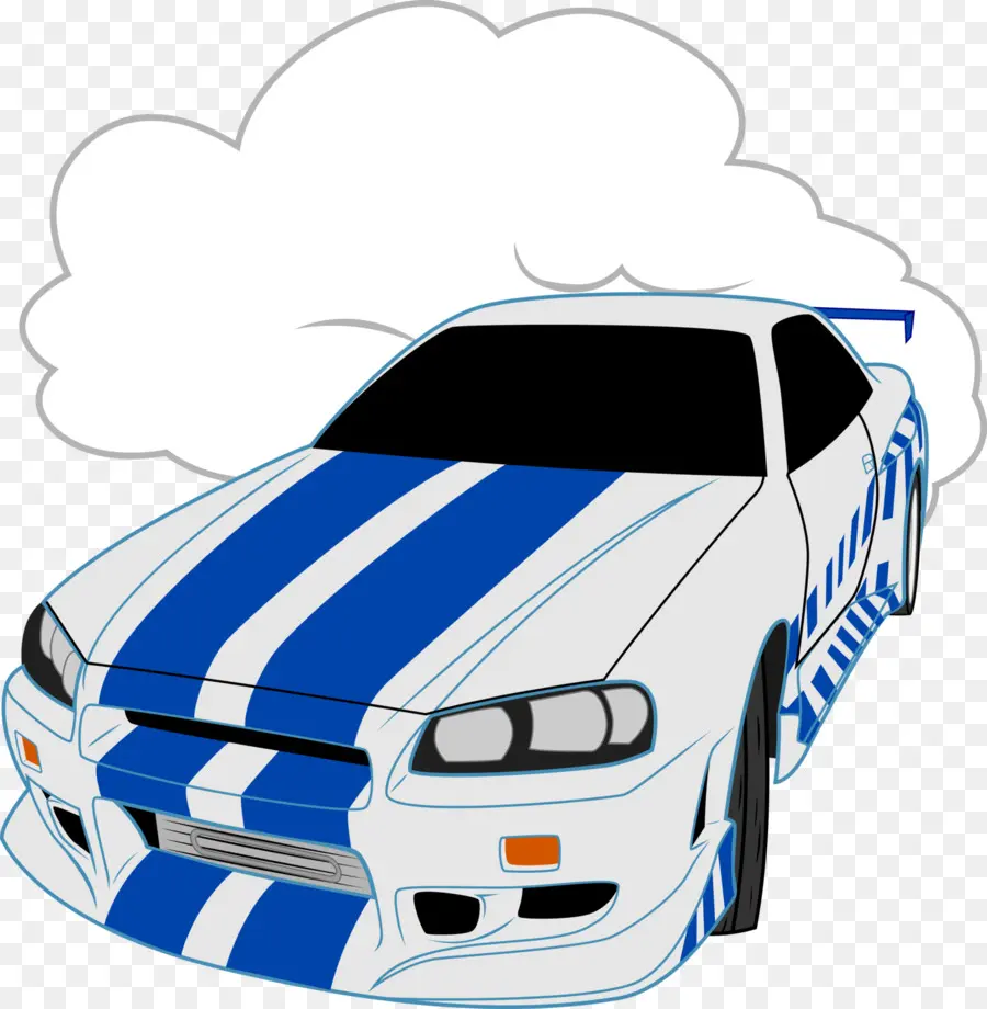 Carro Azul E Branco，Corrida PNG