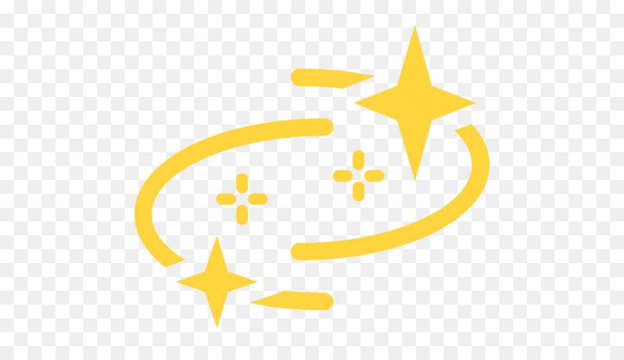 Estrelas Amarelas，Brilho PNG