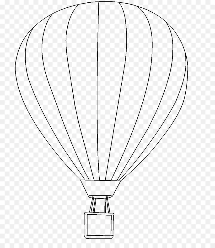Desenho，Balão De Ar Quente PNG