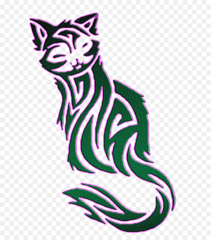 Gato Tribal Verde，Gato PNG