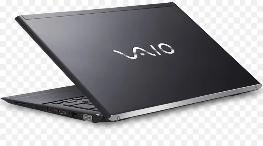 Portátil Preto，Vaio PNG