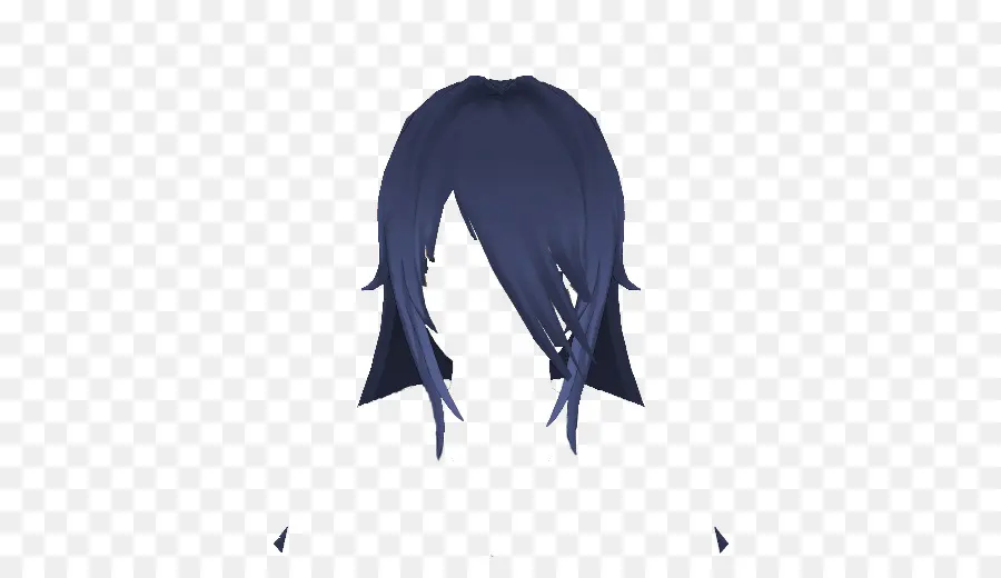 Cabelo Azul，Peruca PNG