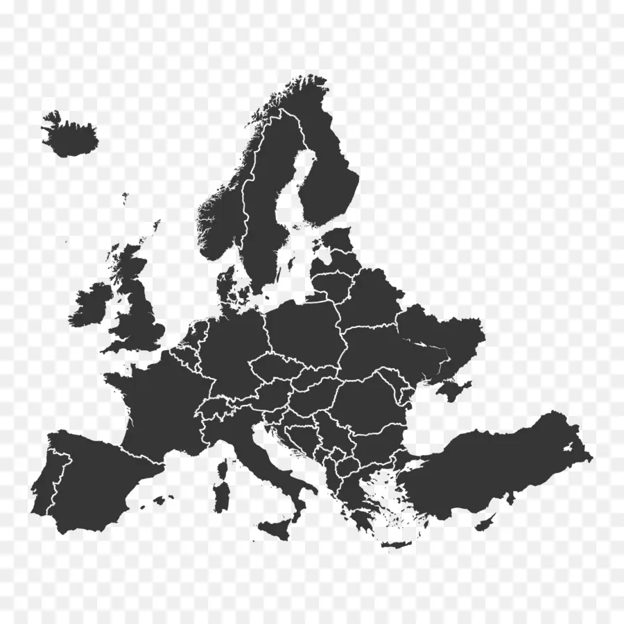 Europa，Vetor Mapa PNG