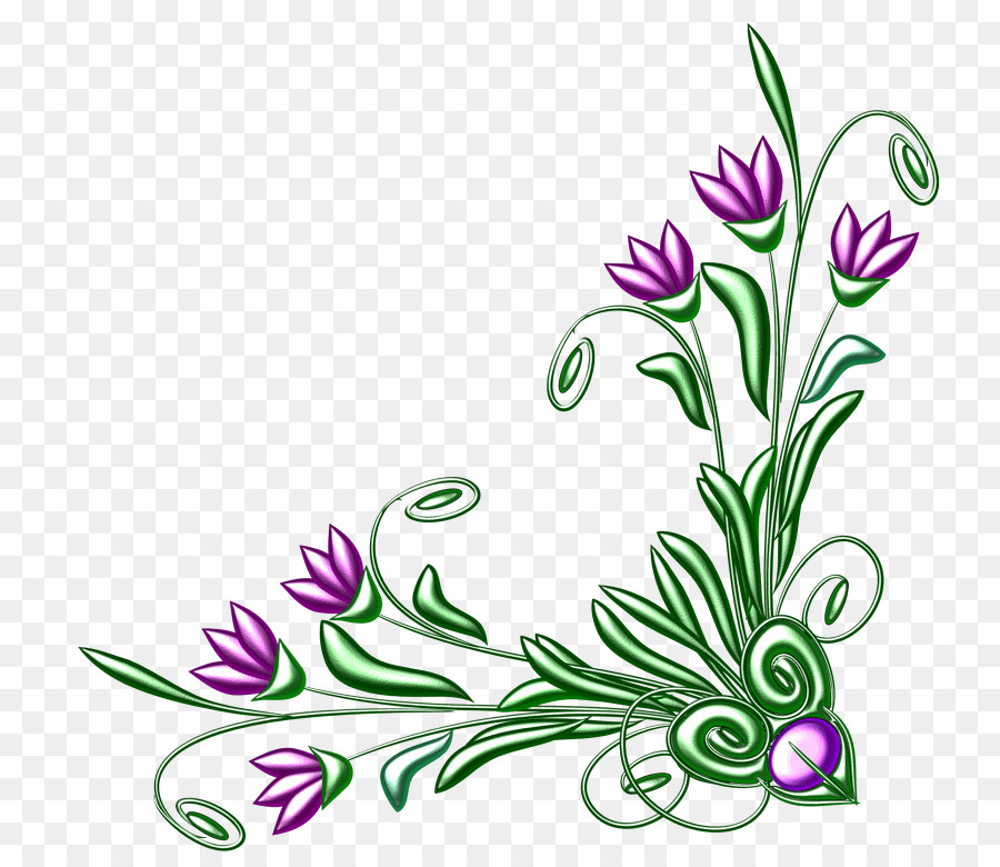 Flores，Roxo PNG