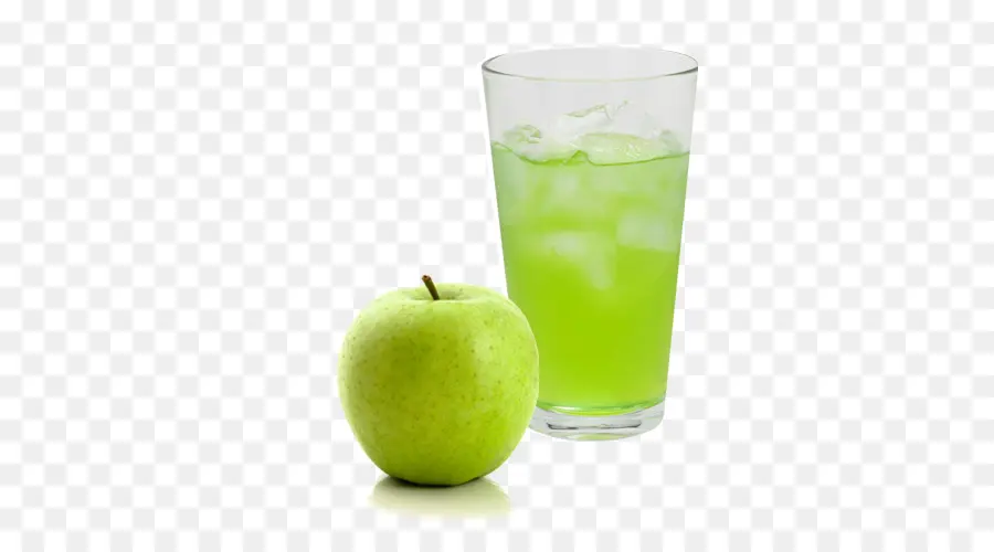 Maçã Verde E Suco，Fruta PNG