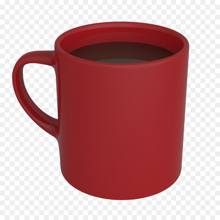 Caneca De Viagem，Vermelho PNG