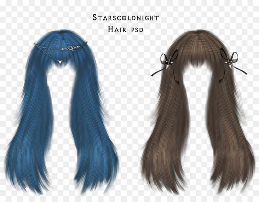 Cabelo，Cabelo Azul PNG