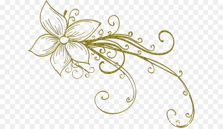 Doodle Floral，Flor PNG