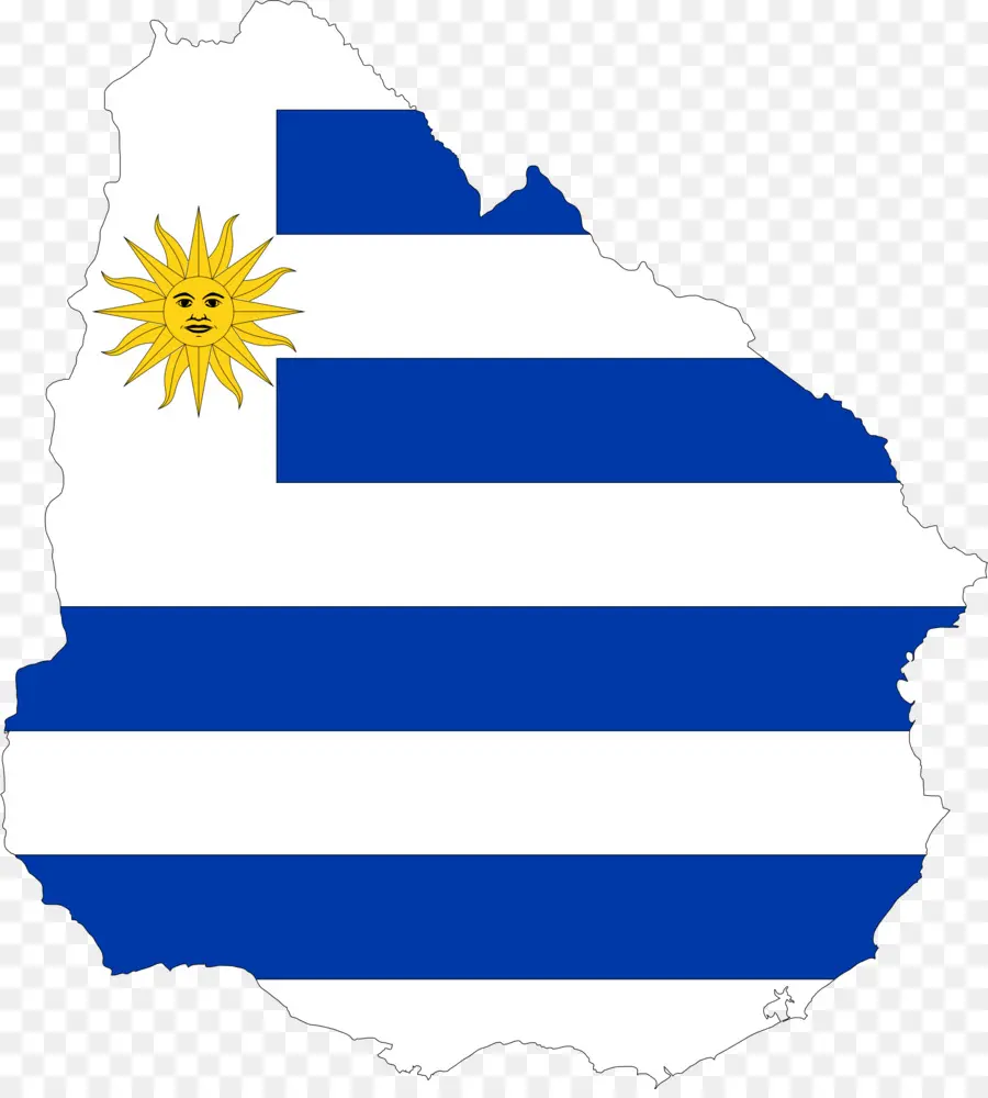 Mapa Do Uruguai，Bandeira PNG