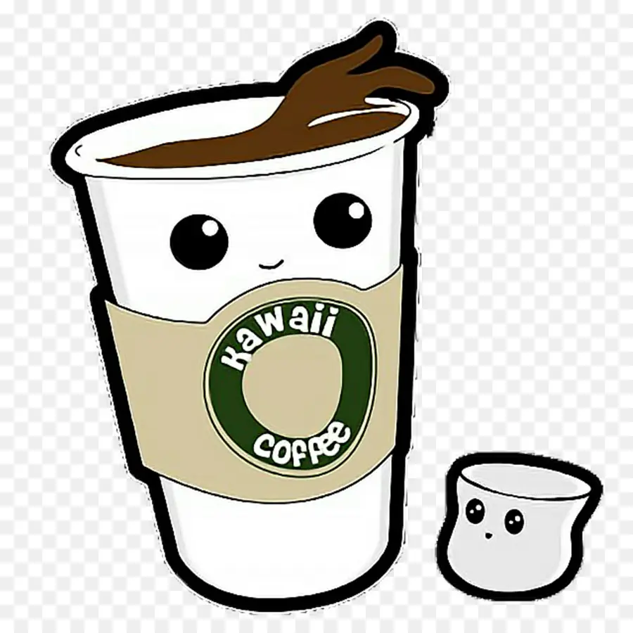 Xícara De Café，Kawaii PNG