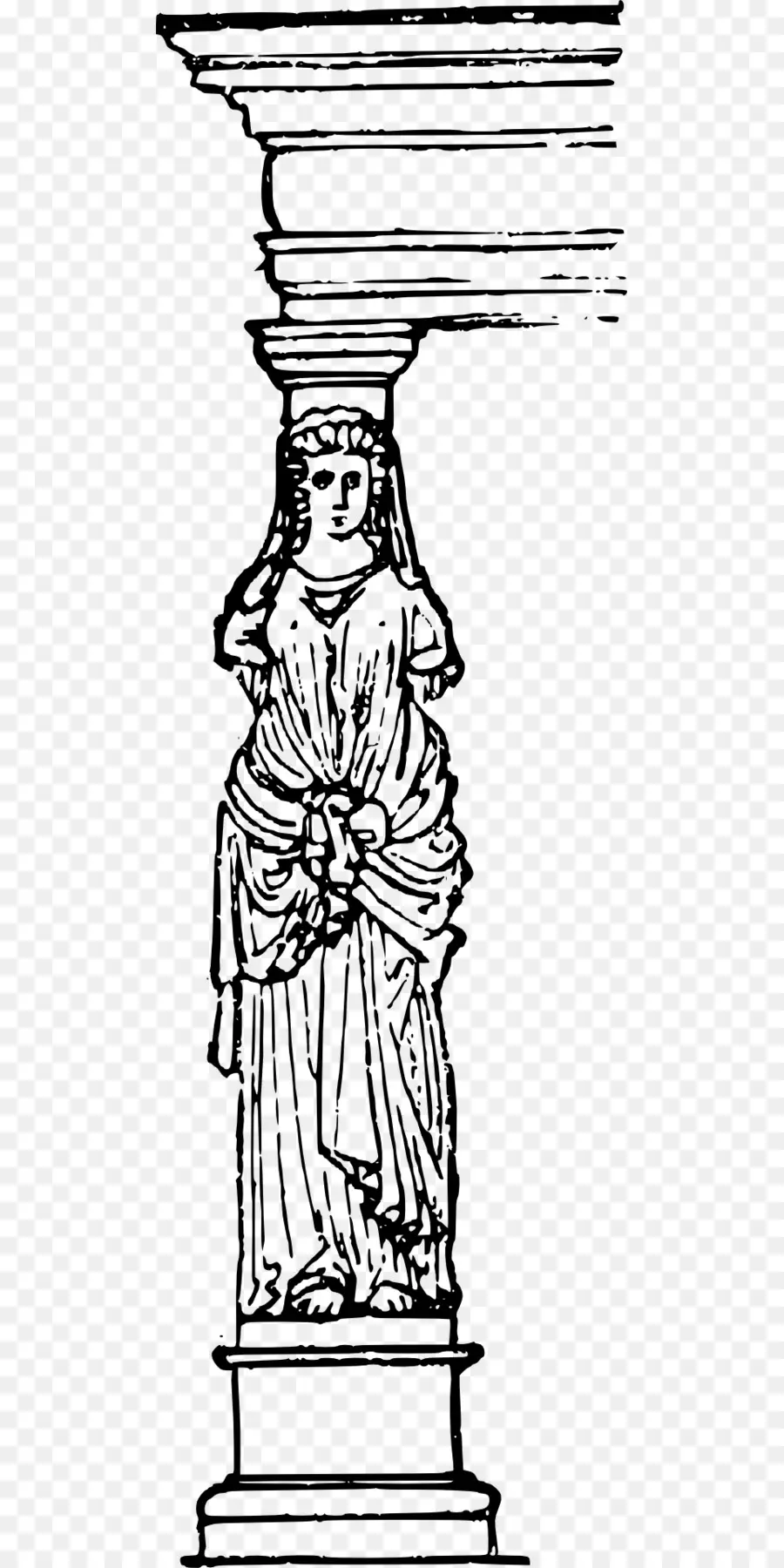 Caryatid，Desenho PNG