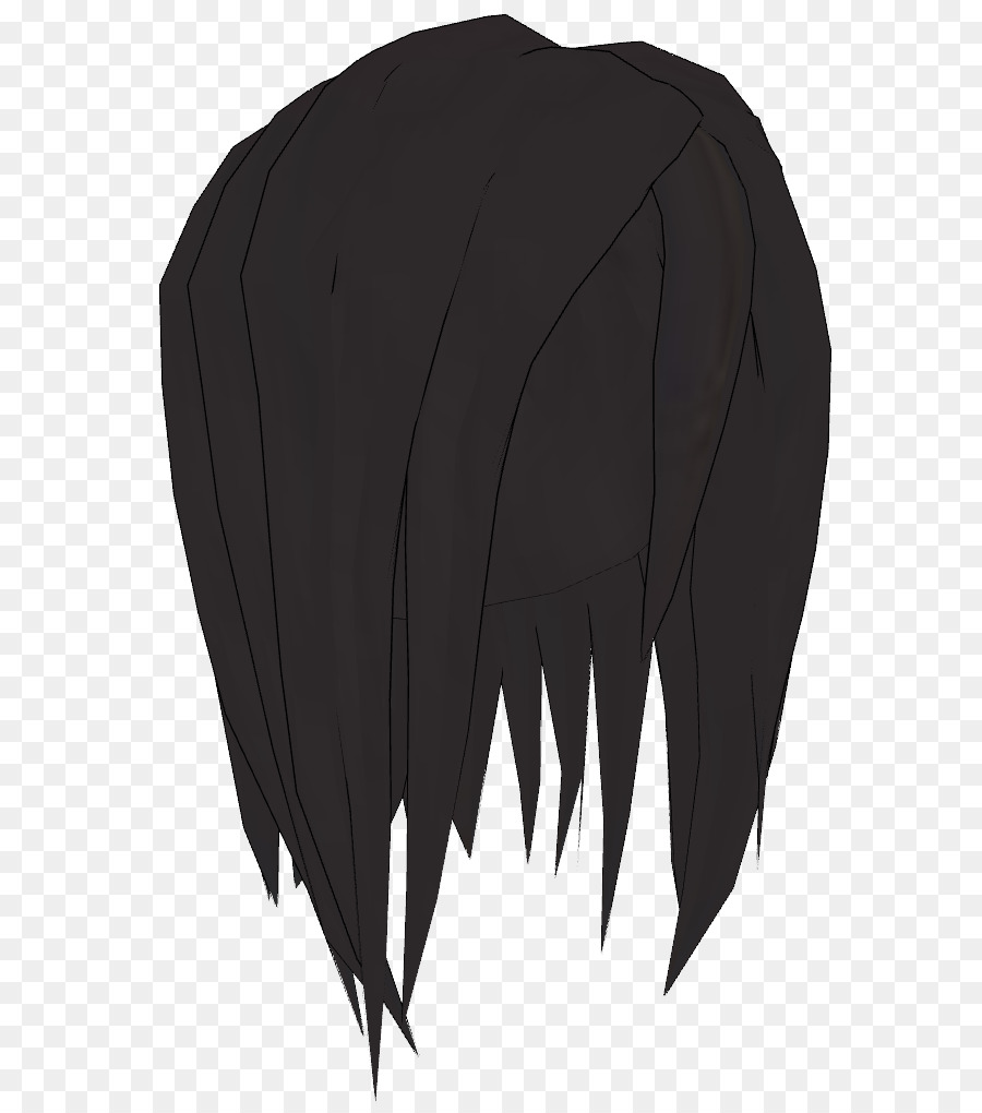 Fundo de imagem de cabelo emo PNG