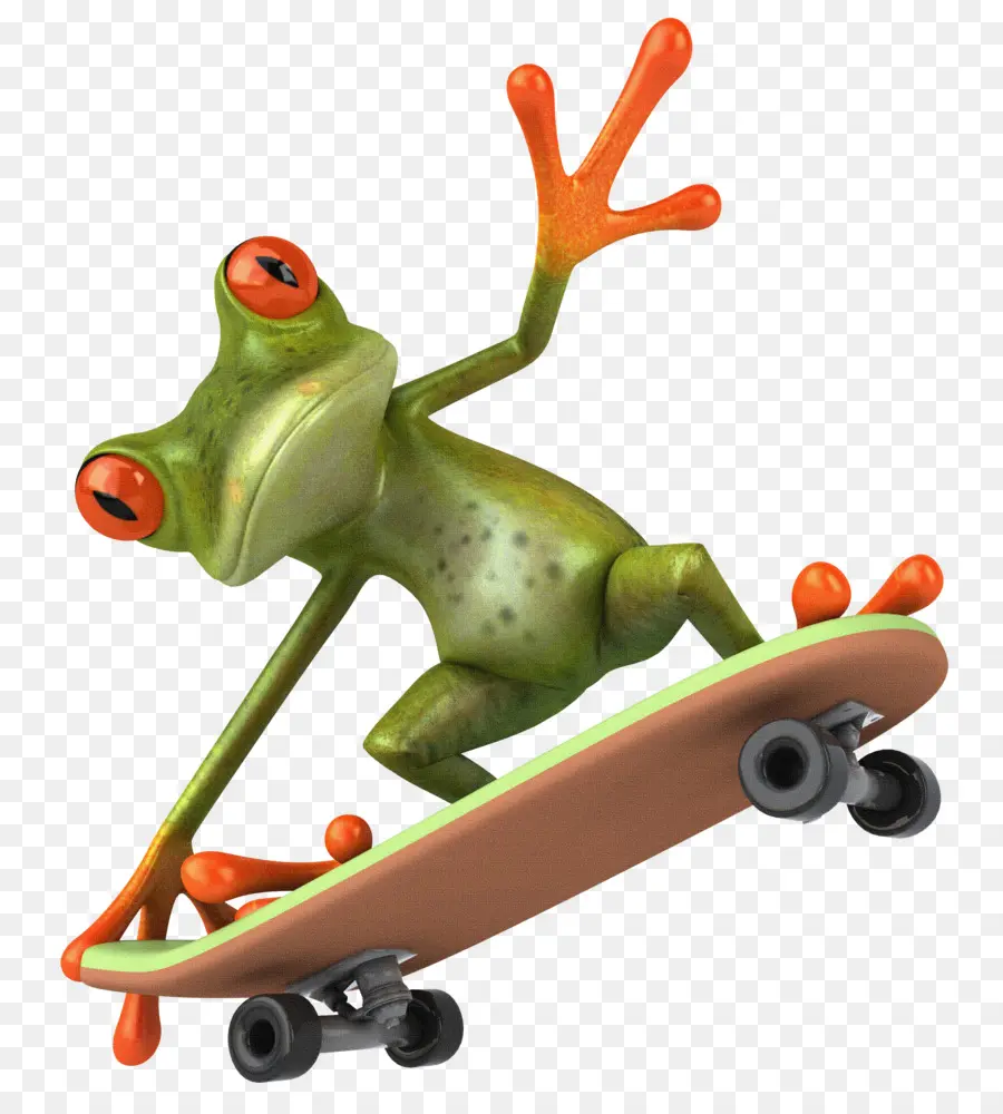 Sapo De Skate，Animado PNG