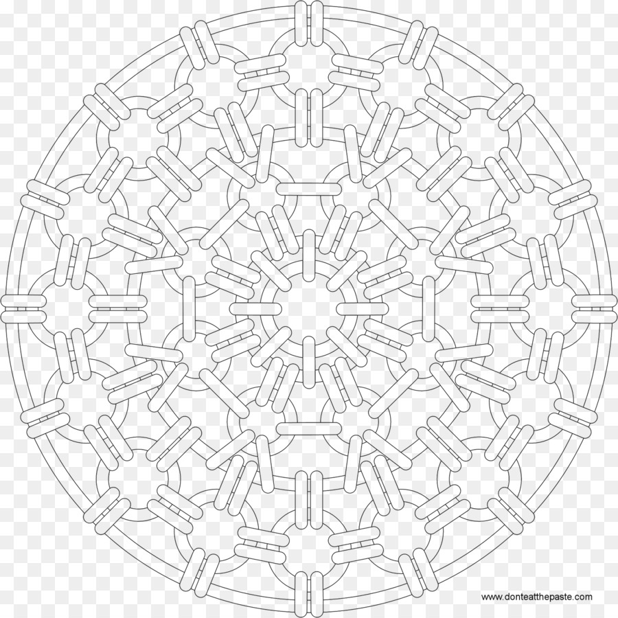 Mandala，Livro De Colorir PNG