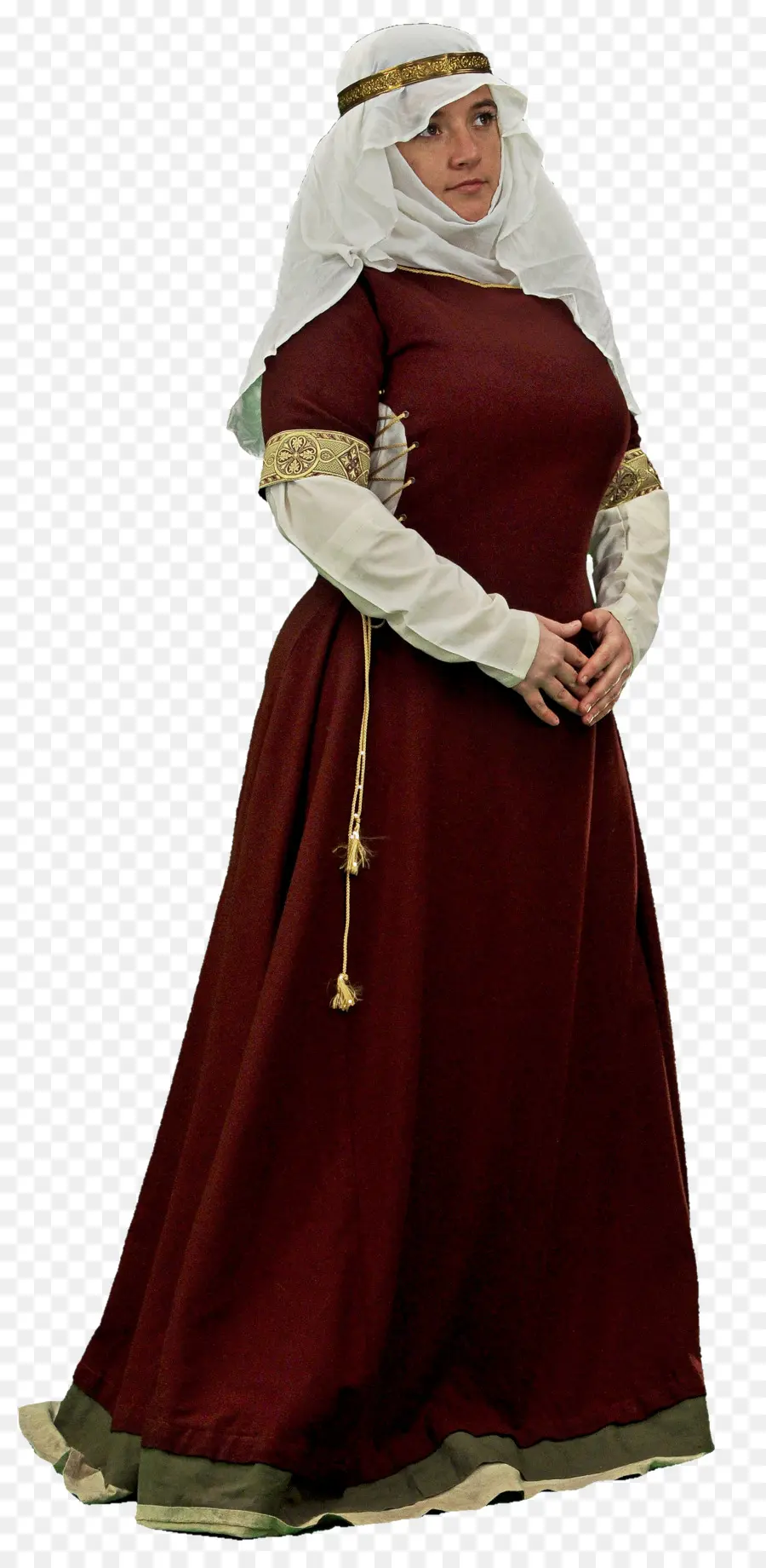 Mulher Medieval，Vestido PNG