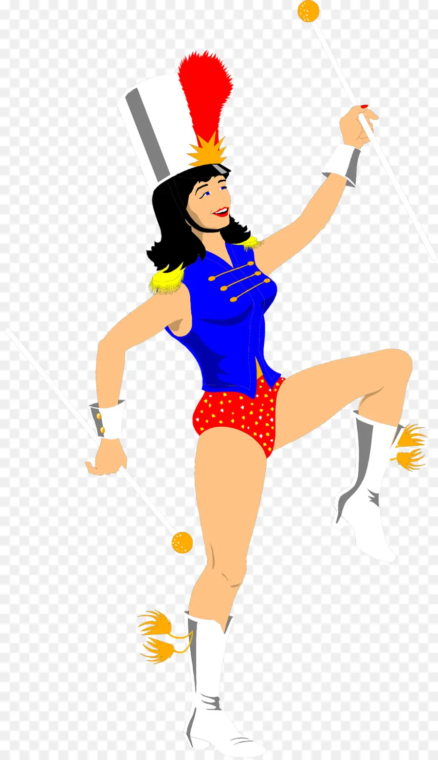 Majorette，Bastão PNG