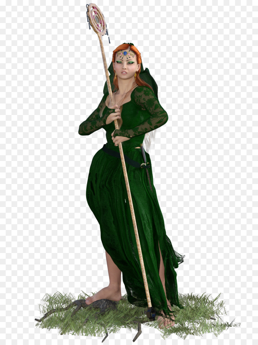 Mulher De Fantasia Com Equipe，Magia PNG