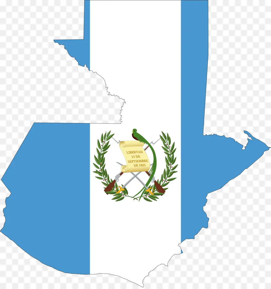 Mapa Da Guatemala，Bandeira PNG