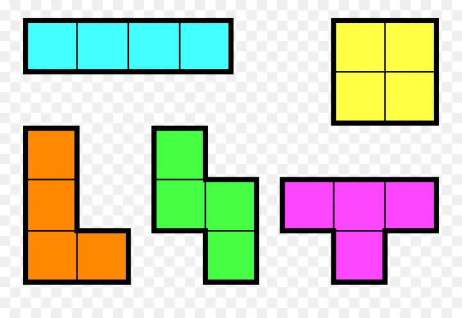 Blocos De Tetris，Formas PNG