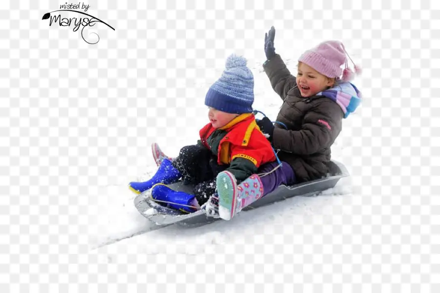 Trenó Infantil，Neve PNG