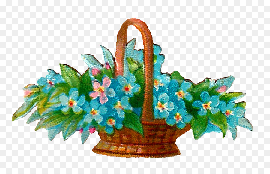 Cesta De Flores，Flores PNG