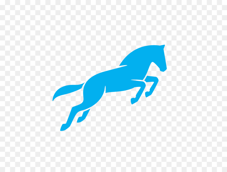 Cavalo Correndo Azul，Velocidade PNG