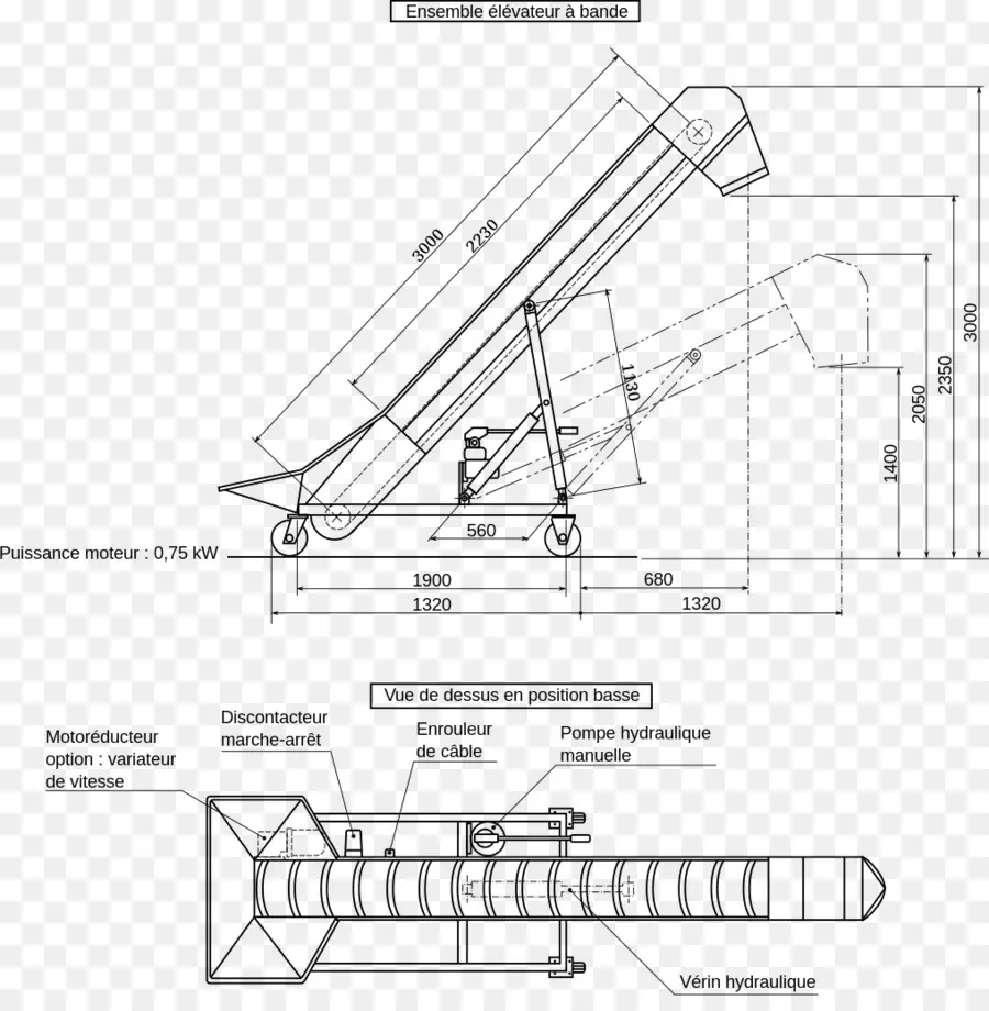 Correia Transportadora，Diagrama PNG