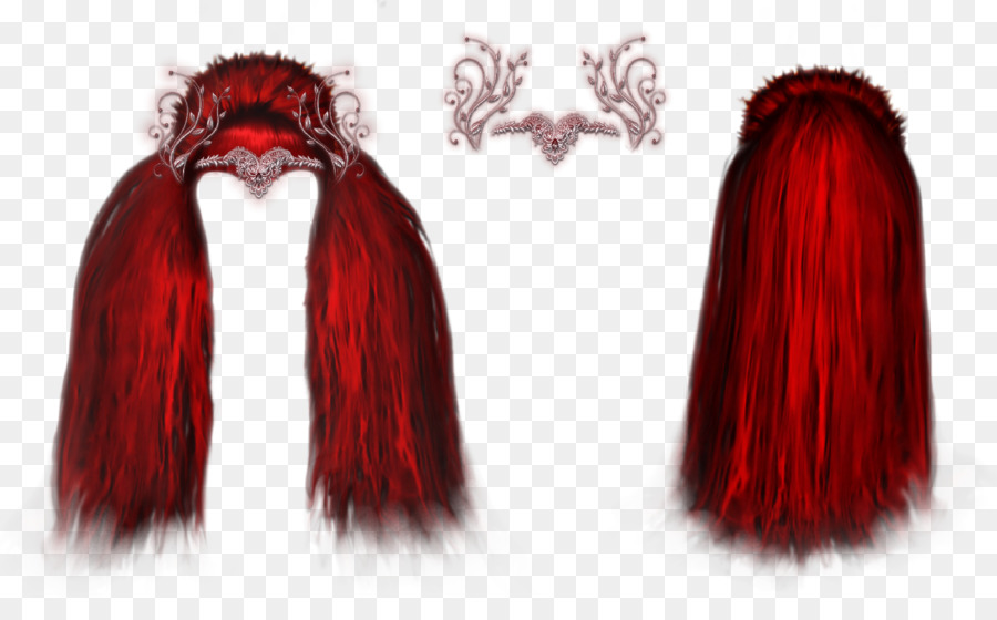 Vermelho，Cabelo PNG