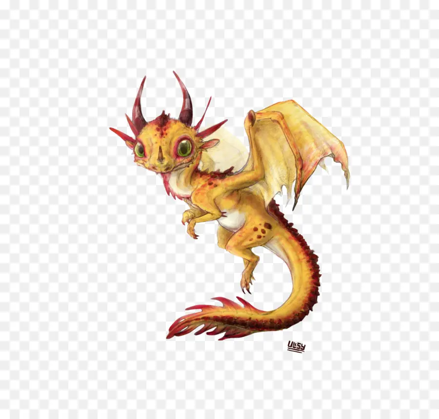 Dragão Fofo，Fantasia PNG