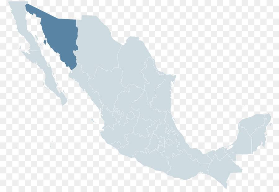 Mapa Do México，País PNG