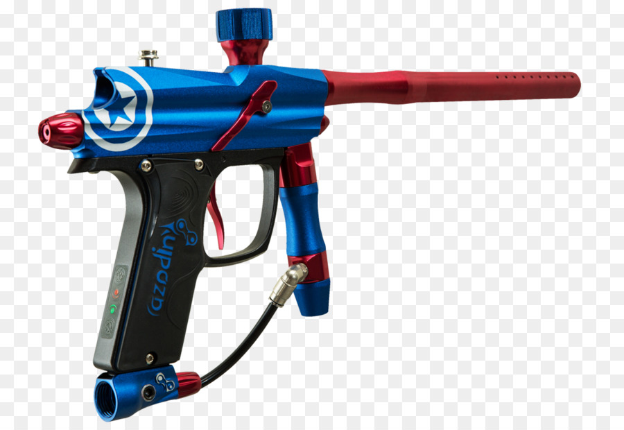 Arma De Paintball，Azul PNG