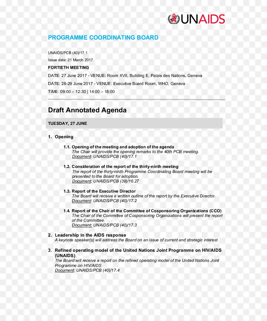 Agenda，Onusida PNG