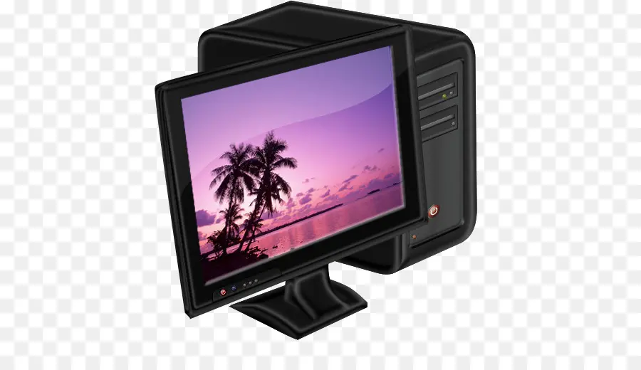 Computador De Mesa，Monitor PNG