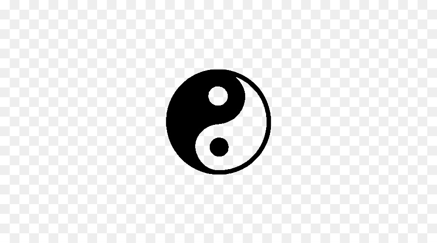 Yin E Yang，Preto E Branco PNG