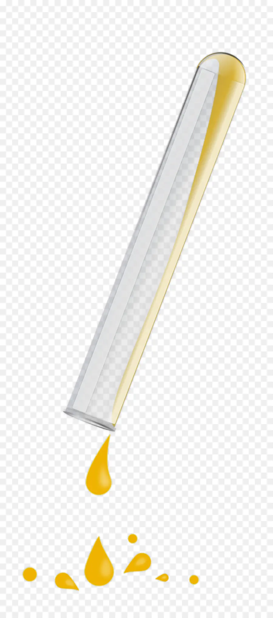 Tubo De Ensaio，Líquido Amarelo PNG