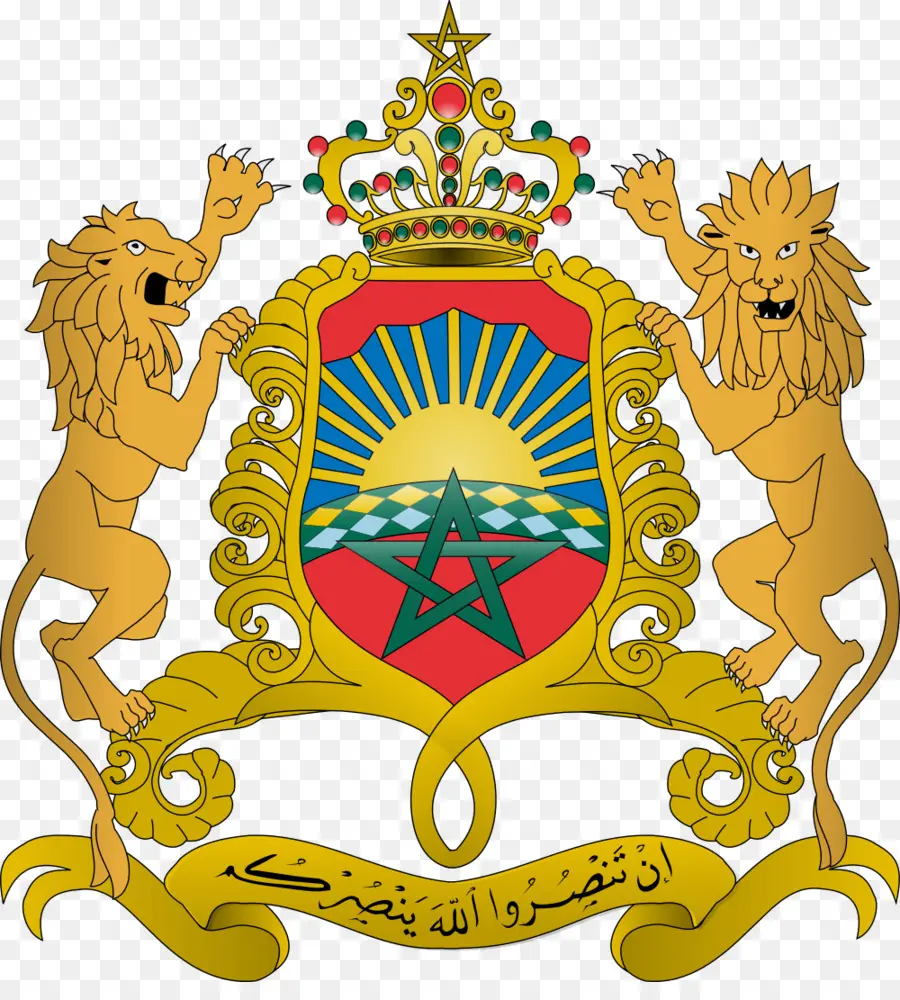 Marrocos，Brasão De Armas Do Reino De Marrocos PNG