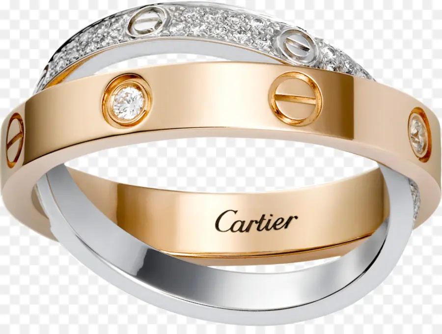 Anel De Ouro，Cartier PNG