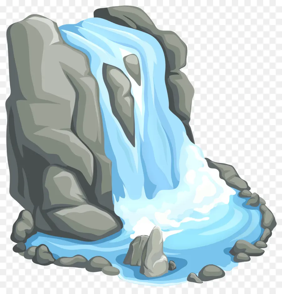 Desenho，Cachoeira PNG