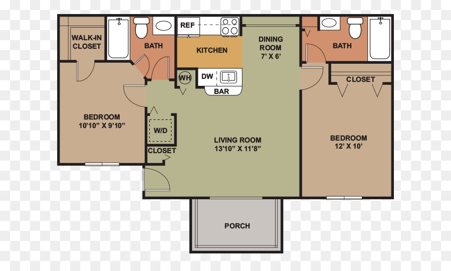 Layout Do Apartamento，Planta Baixa PNG