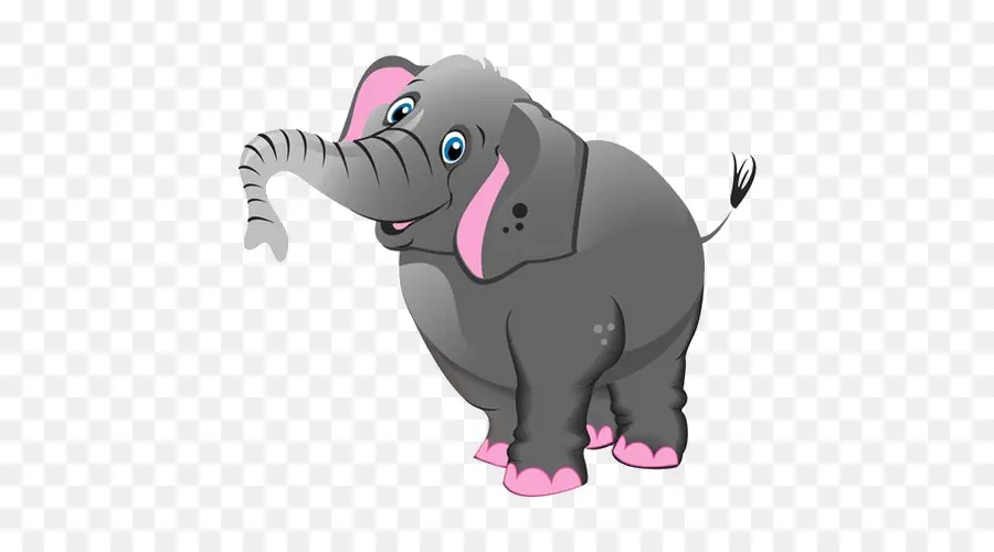 Elefante Fofo，Desenho Animado PNG